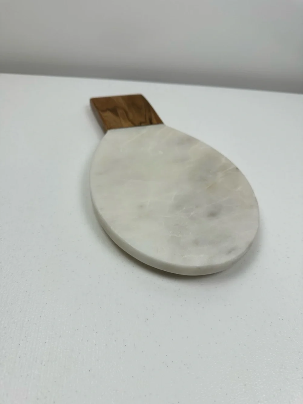 New Marble Spoon Rest With Wooden Handle Kitchen Tool Made in India‎